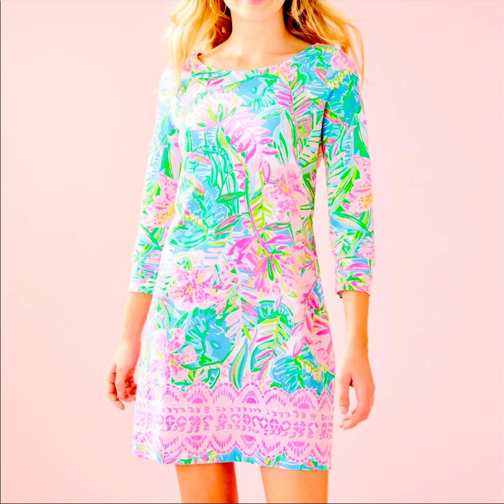 NWT Lilly Pulitzer Hollee Dress Lilly of the Jungle, medium